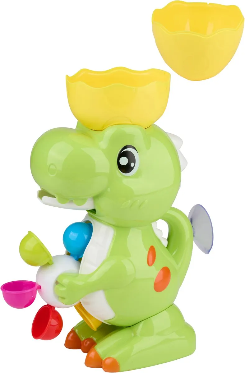 Eddy Toys Dinosaurus Waterrad - Groen - afbeelding 6 van 6