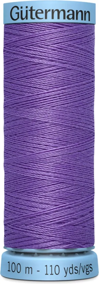 Gutermann Zijde Garen 391 - 100m - Zwart/Grijs/Wit