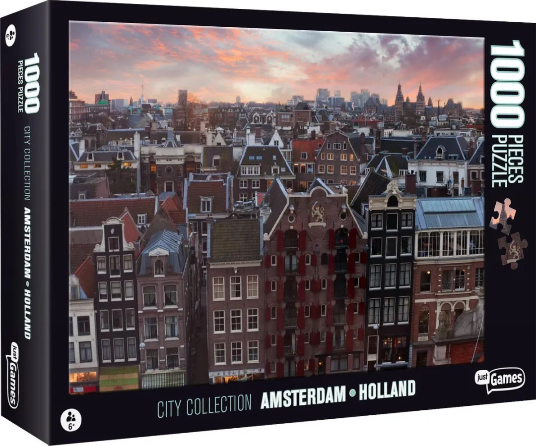 Just Games Legpuzzel Amsterdam van boven 1000 Stukjes