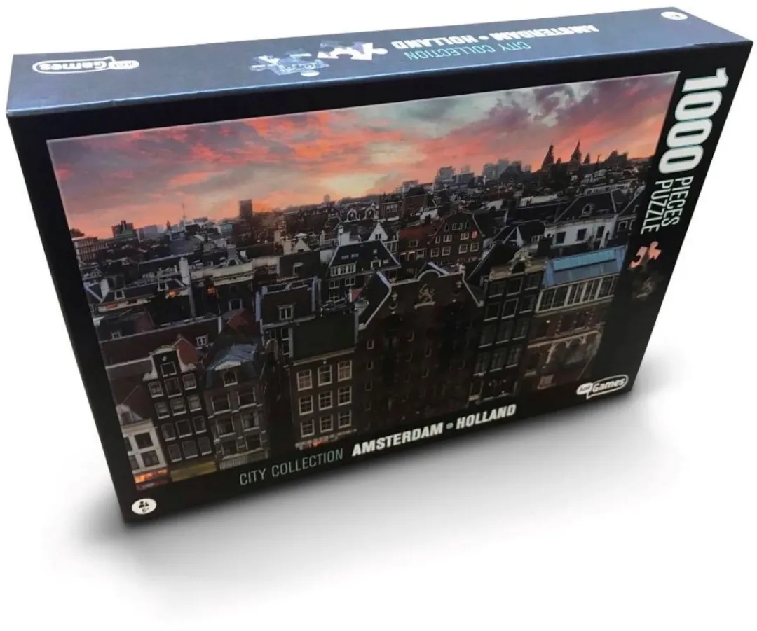 Just Games Legpuzzel Amsterdam van boven 1000 Stukjes