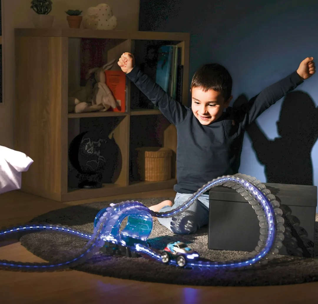 Smoby FleXtreme Racebaan Neon Set 7600180917 - Glow in the Dark - afbeelding 6 van 6