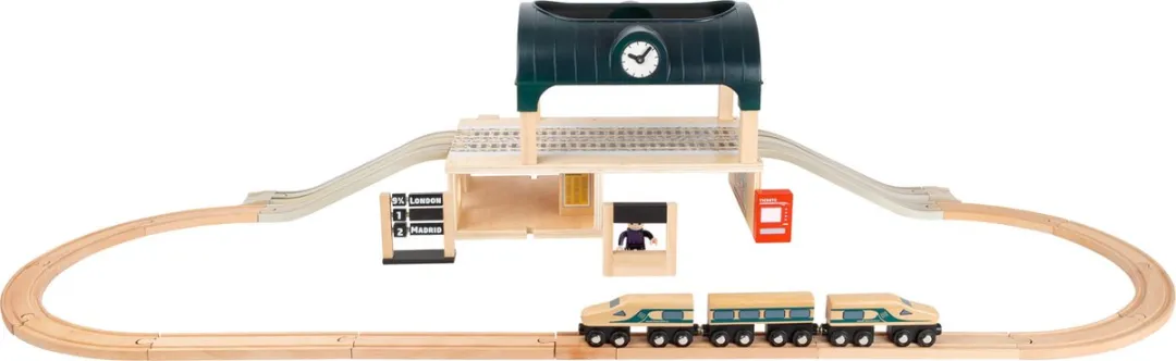 Small Foot Houten Treinstation 31-delig