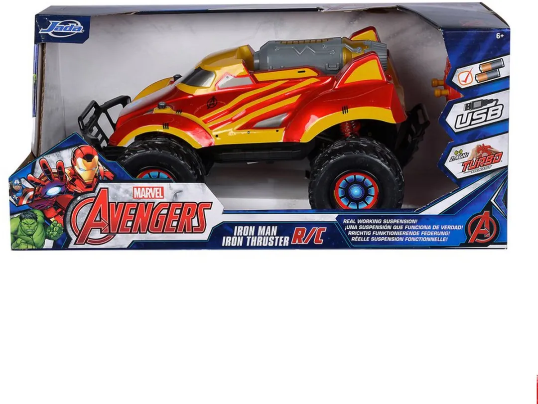 JADA TOYS 253228002 Marvel RC Iron Thruster 1:14 RC auto Elektro Straatmodel Incl. batterijen