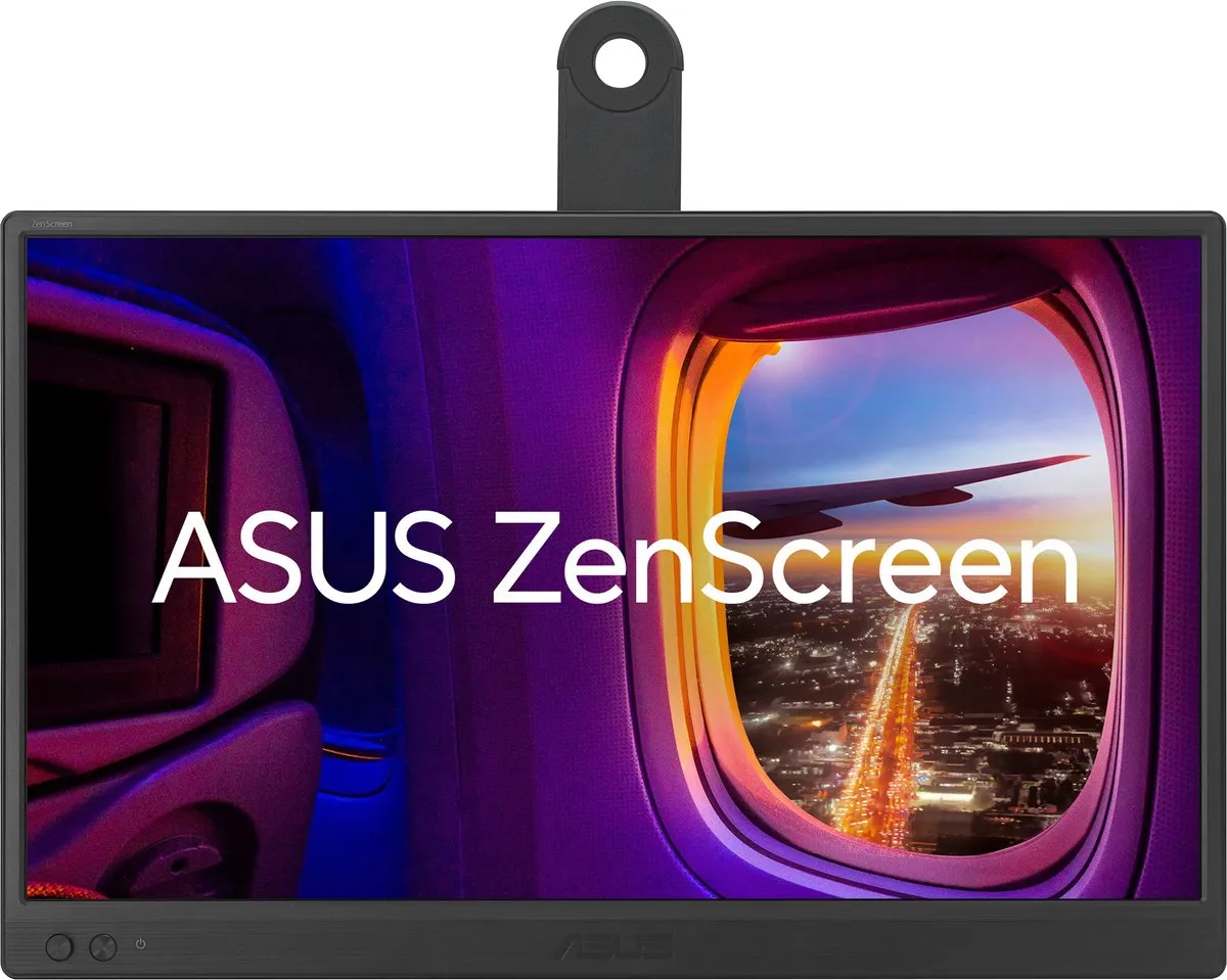 ASUS ZenScreen MB169CK 15.6 inch USB-C Monitor - Zwart