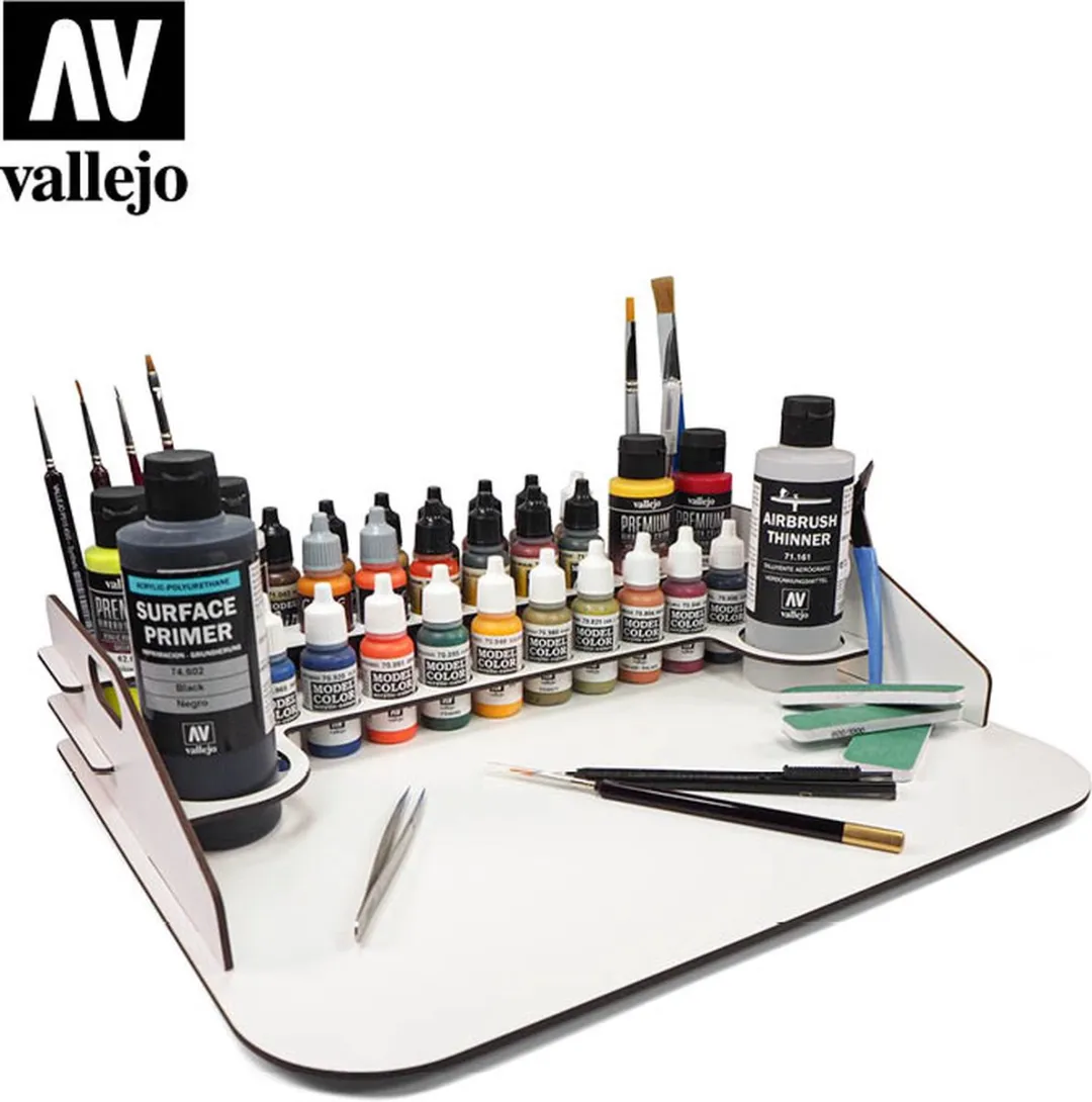 Vallejo 26011 Modelbouwverfdisplay - 40x30cm - Multi