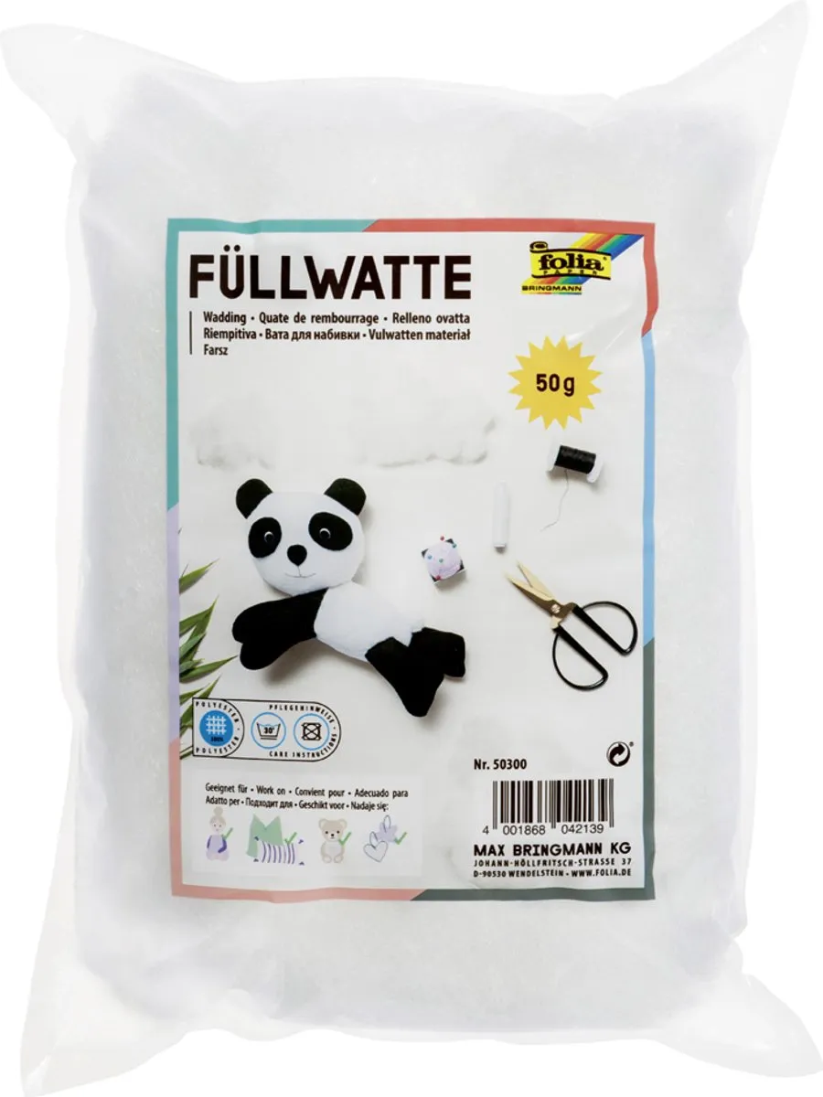 Folia Opvulwatten 50 gram - Wit