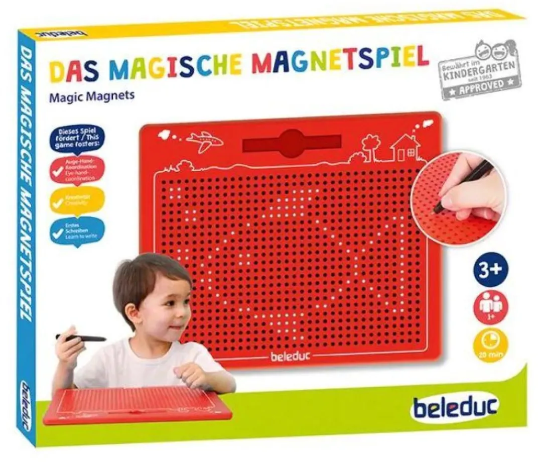 Beleduc Magnetic Tekenbord 21042 - 2-delig - 4+ jaar - Rouge