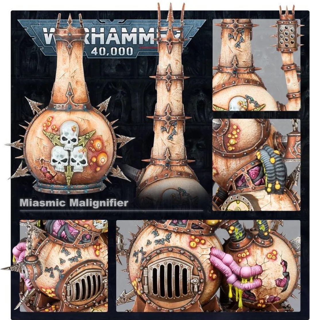 Games Workshop Death Guard Miasmic Malignifier - 55 Onderdelen