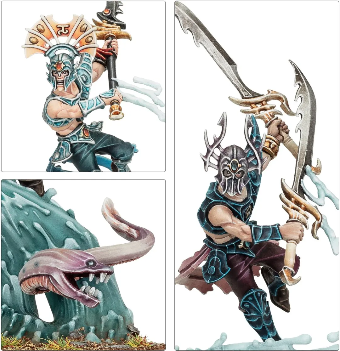 Games Workshop Idoneth Deepkin Ikon van Zee/Storm - 16 Onderdelen