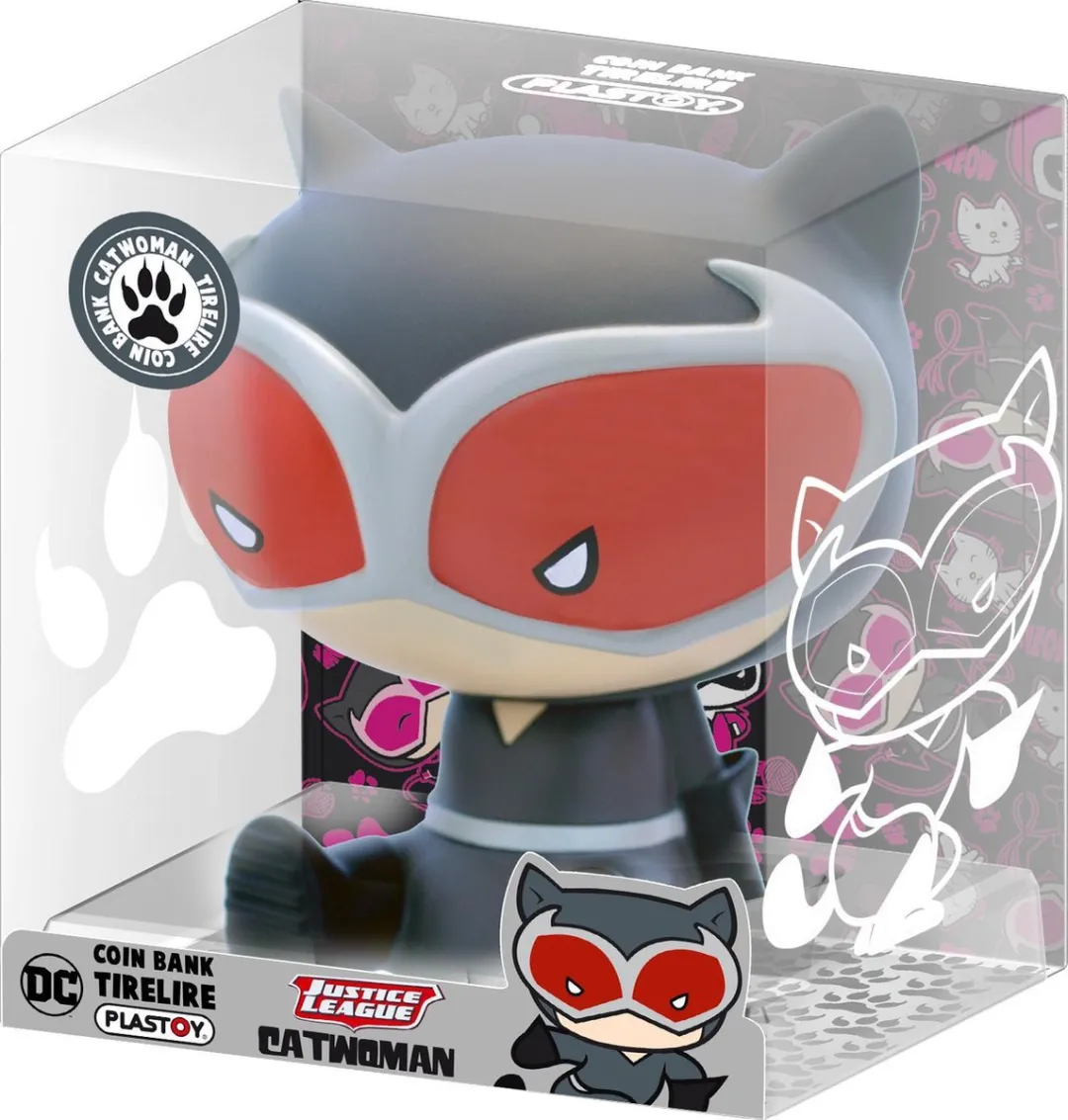 Plastoy DC Comics Chibi Spaarpot Catwoman
