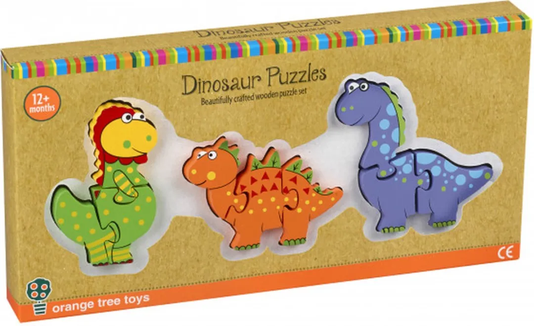 Orange Tree Toys 46025 puzzel Vormpuzzel 3 stuk(s) Dieren