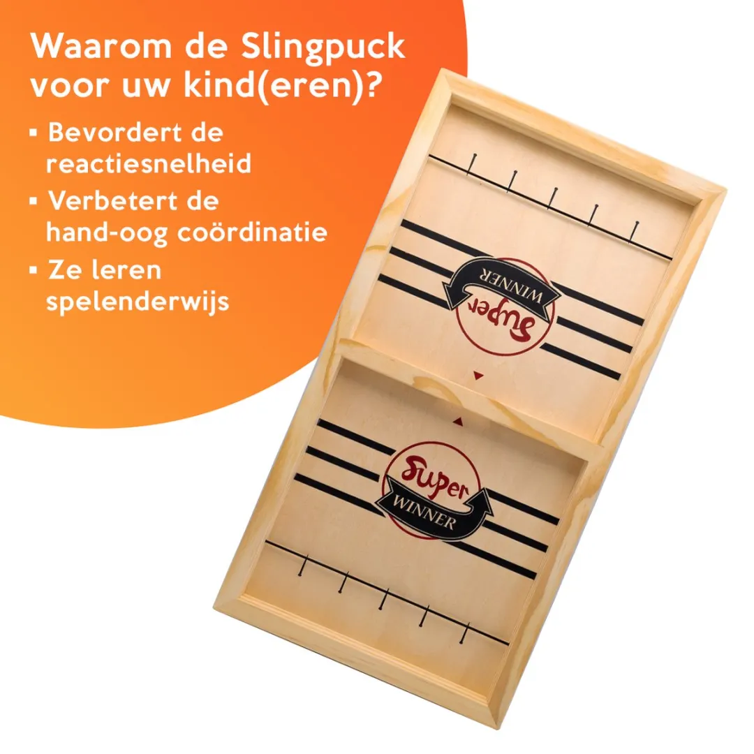 Must-Have for Kids Slingpuck XL Tafelhockey - Lichtbruin