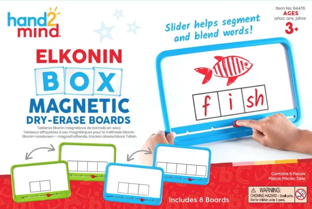 Learning Resources Elkonin Box Magnetisch Whiteboard - Multicolor