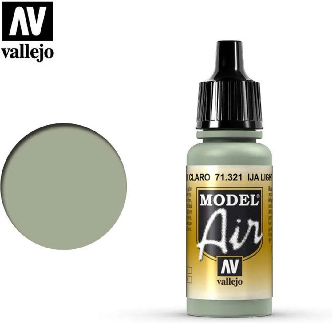 Vallejo Model Air 321 Ija Light Grey Green Acrylverf 17ml