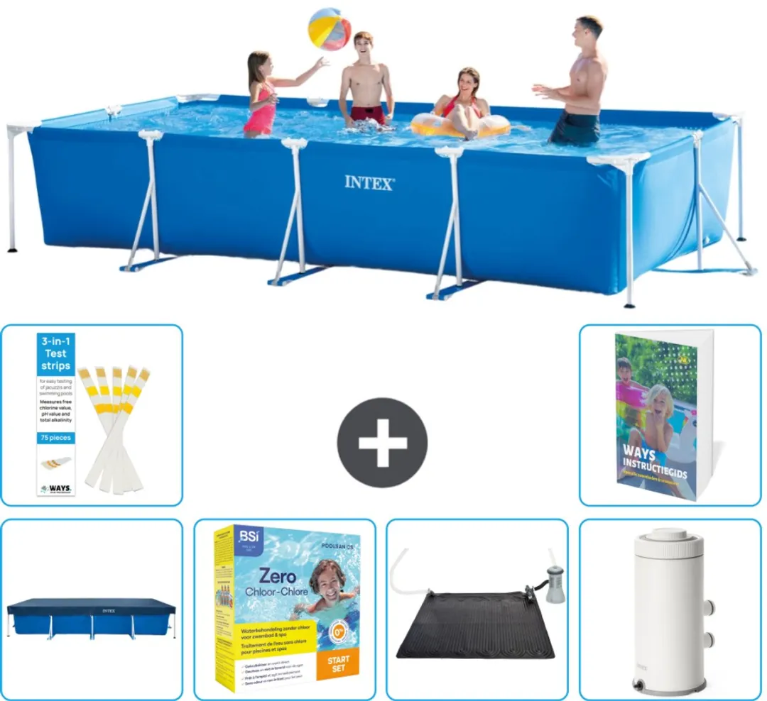 Intex Rechthoekig Frame Zwembad 450x220x84cm