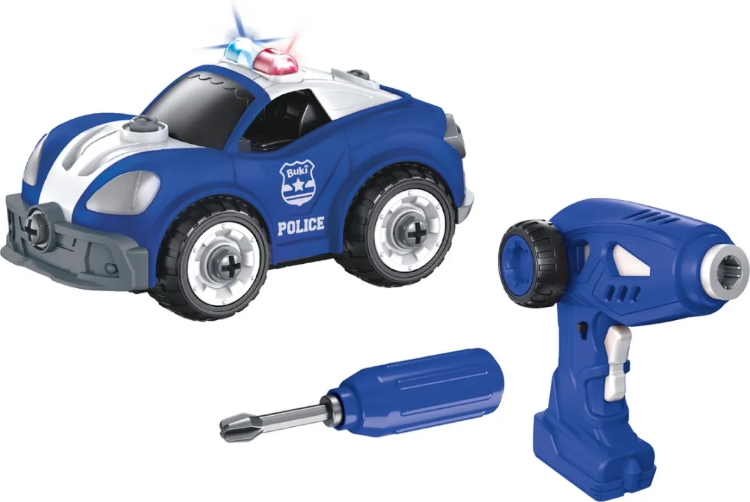 Buki France RC Politiewagen 9023 - Blauw
