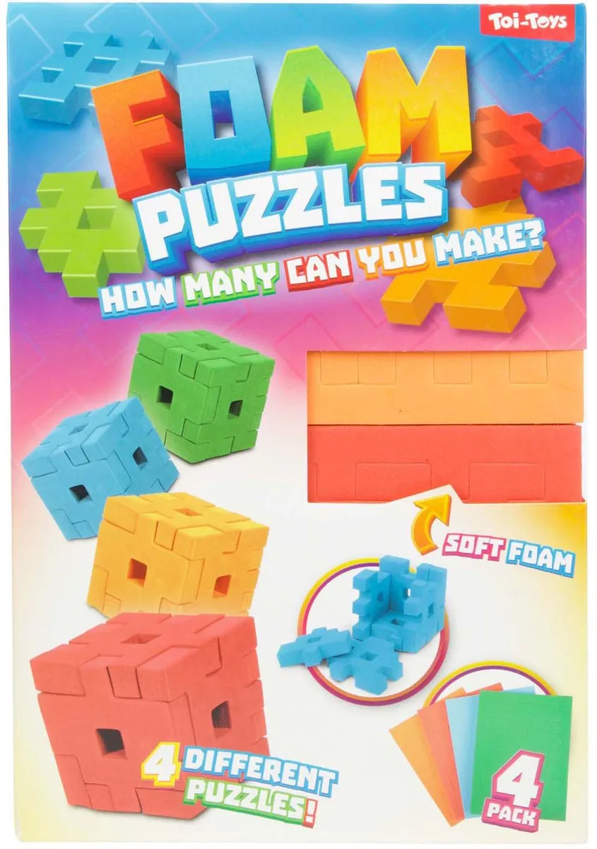 Toi-Toys 3D Puzzels Foam Cube