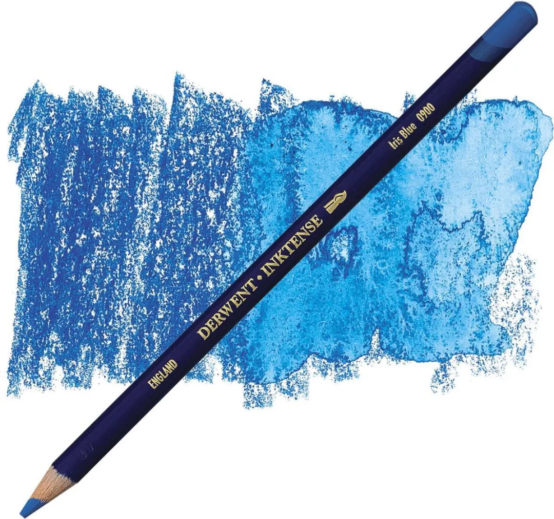 Derwent Inktense Potlood Iris Blue 0900