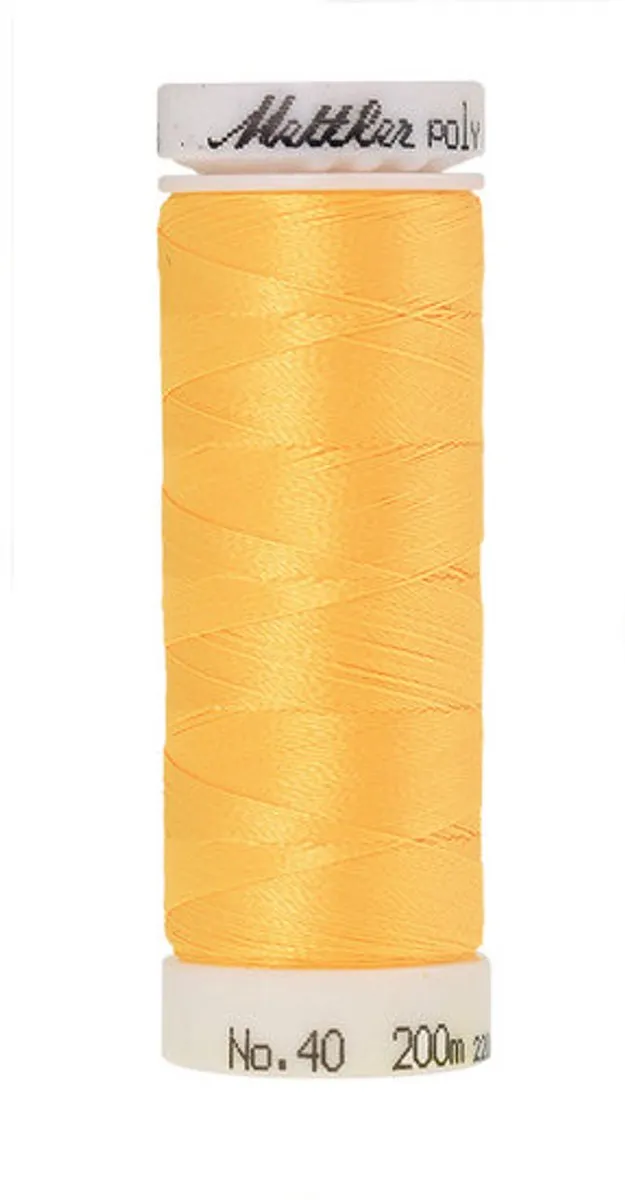 Amann Mettler Polysheen Borduurgaren Geel 200m
