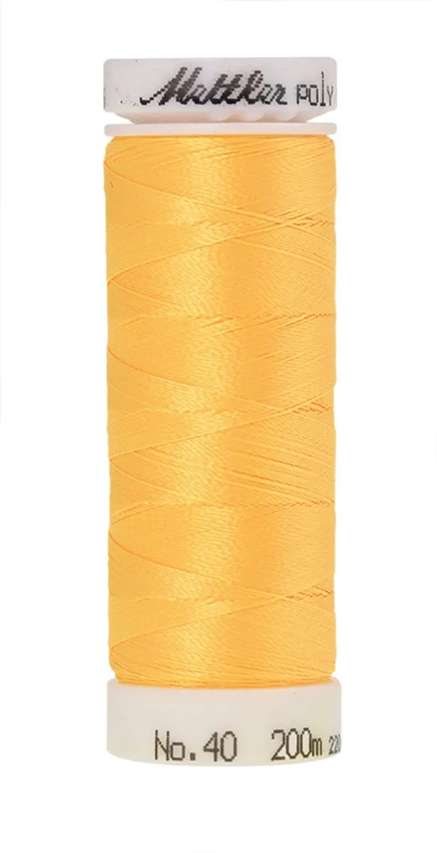 Amann Mettler Polysheen Borduurgaren Geel 200m