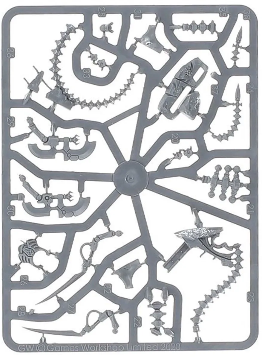 Games Workshop Necrons Ophydian Destroyers - 57 Onderdelen