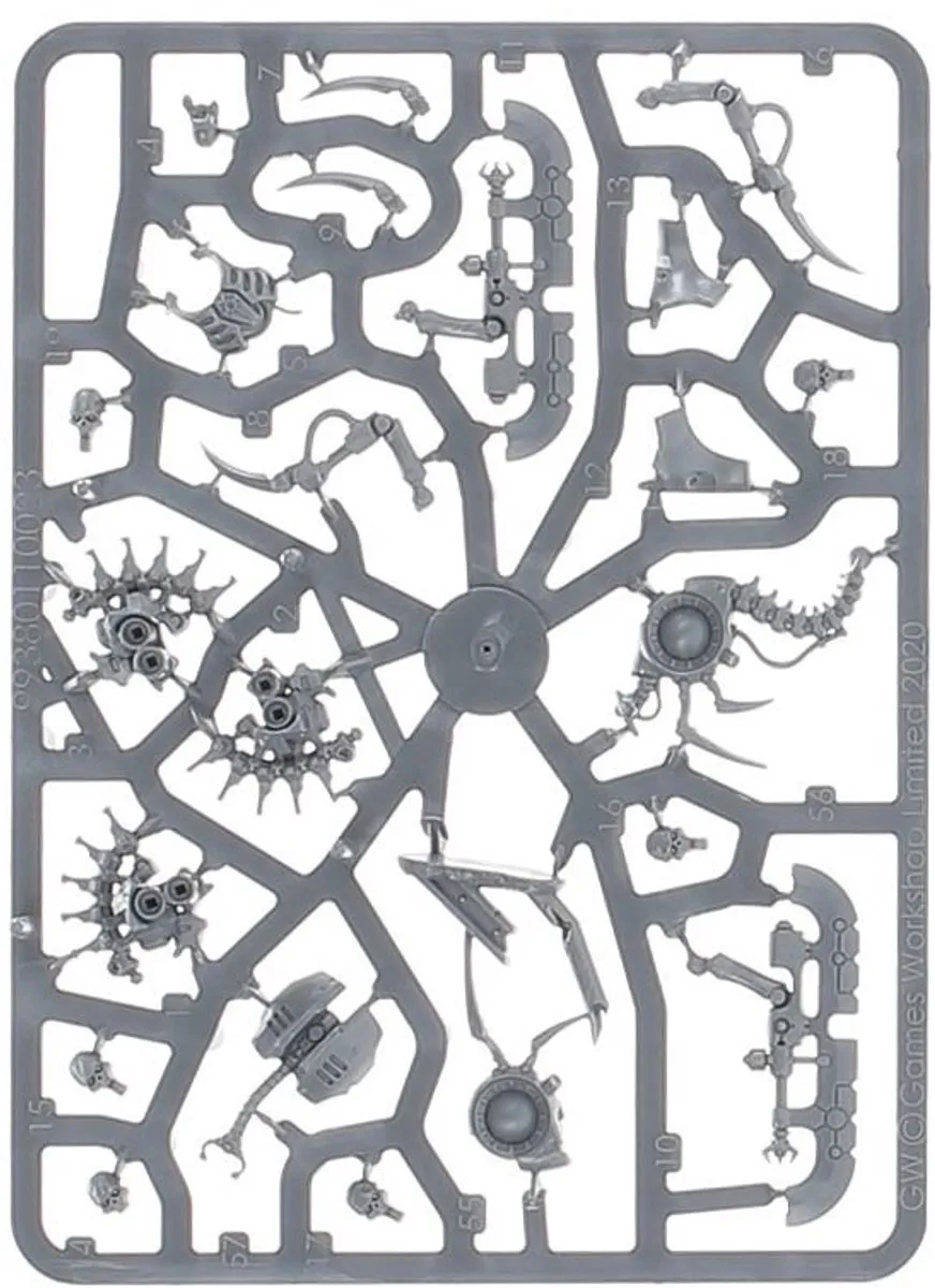 Games Workshop Necrons Ophydian Destroyers - 57 Onderdelen