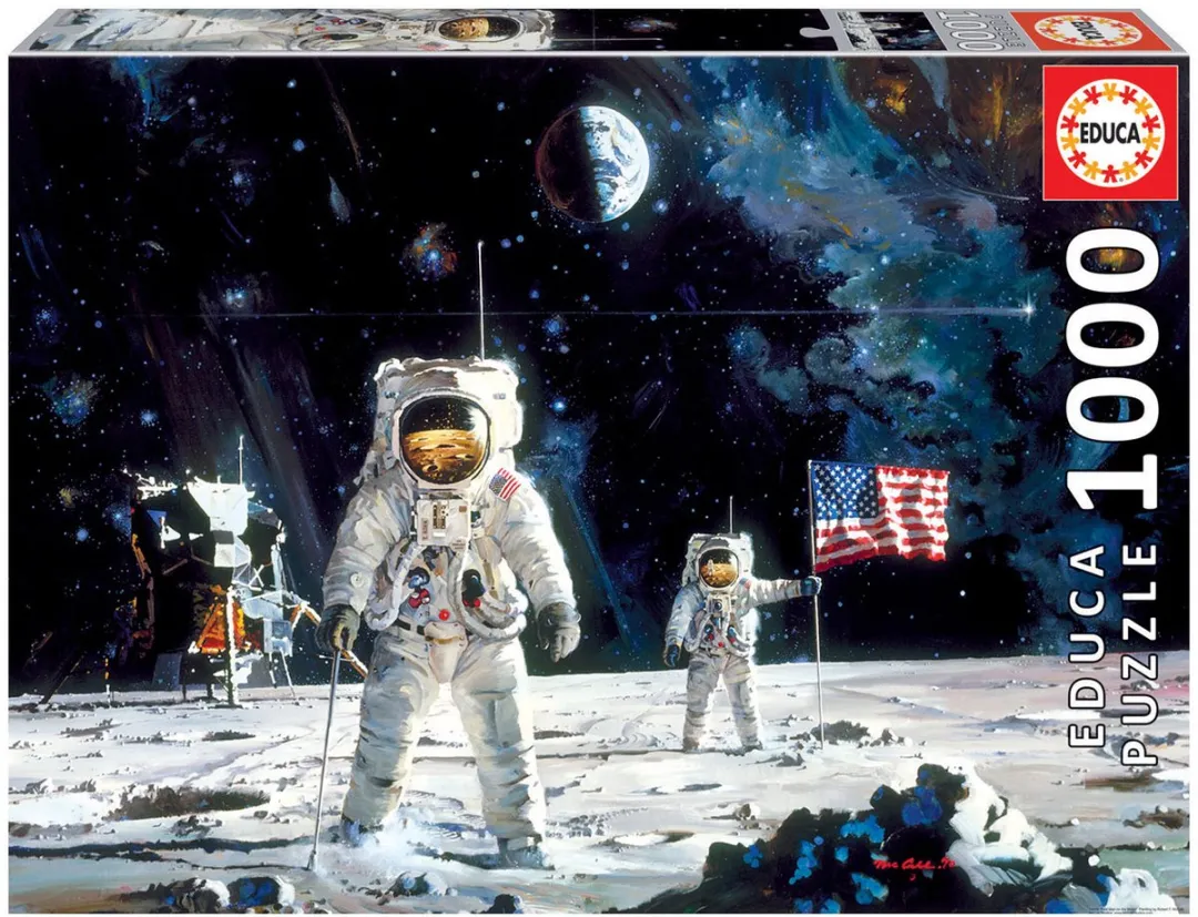 Educa Legpuzzel Eerste Mens op de Maan 1000 Stuks