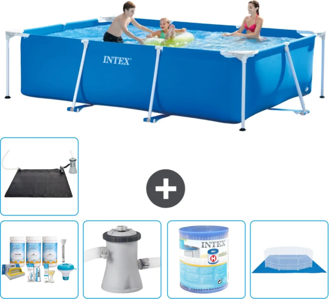 Intex Rechthoekig Frame Zwembad 300x200x75cm