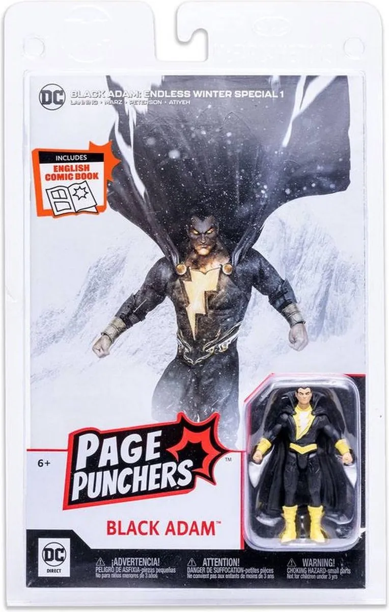 McFarlane Toys DC Page Punchers Black Adam Endless Winter