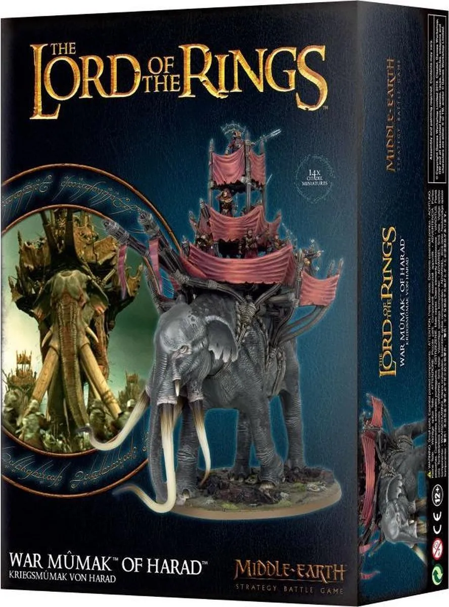 Games Workshop Warhammer Lord Of The Rings Mumak Of Harad