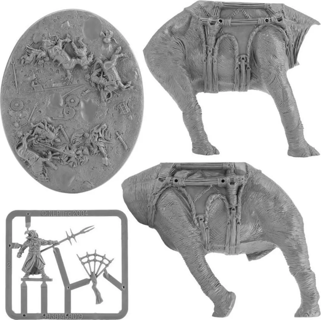 Games Workshop Warhammer Lord Of The Rings Mumak Of Harad - 14 Onderdelen