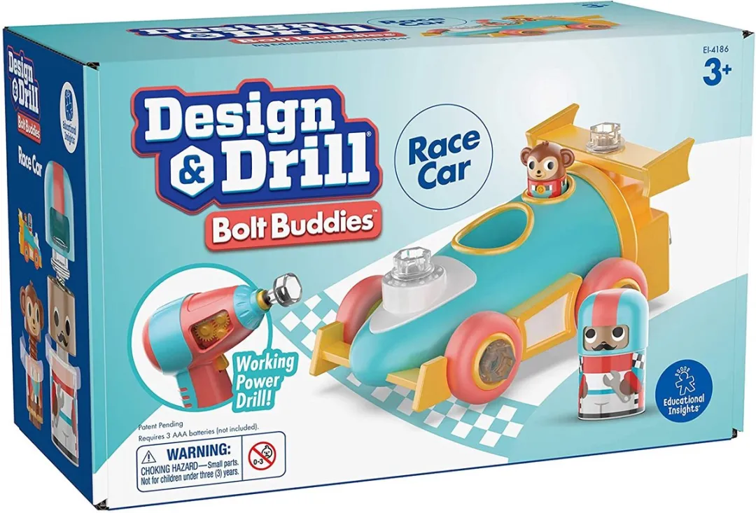 Learning Resources Bolt Buddies Raceauto - 20 Figuren - Multicolor - afbeelding 6 van 6