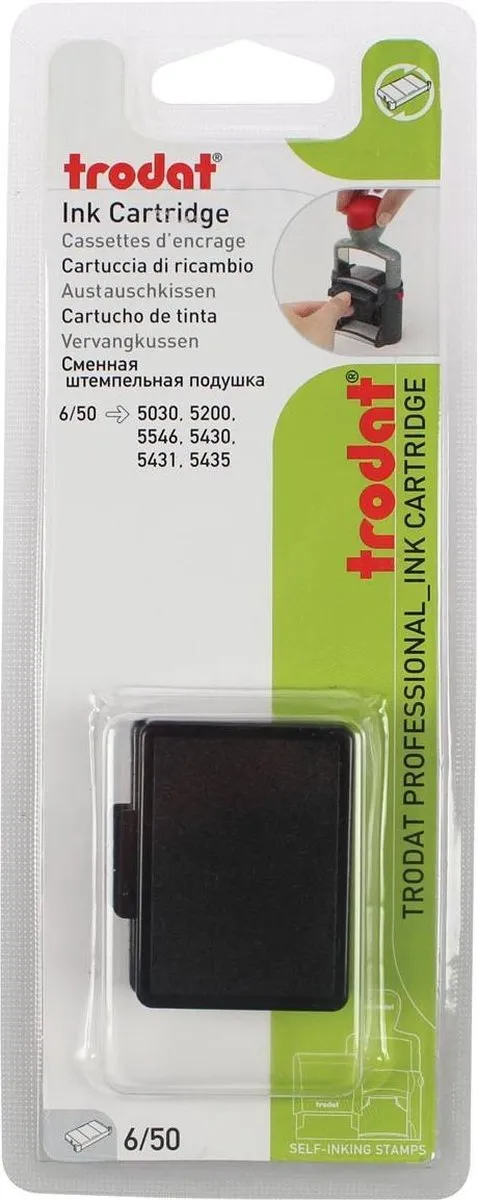 Stempelkussen Trodat Professional 6/50 2 stuks zwart
