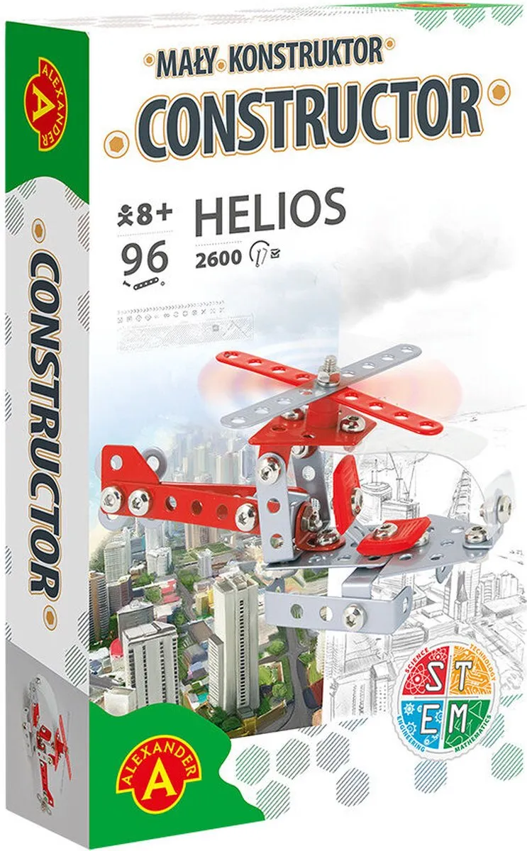 Alexander Toys Constructor Helios Helikopter 96 Stuks