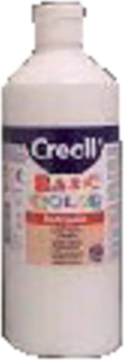 Creall Basic Plakkaatverf Wit 500ml