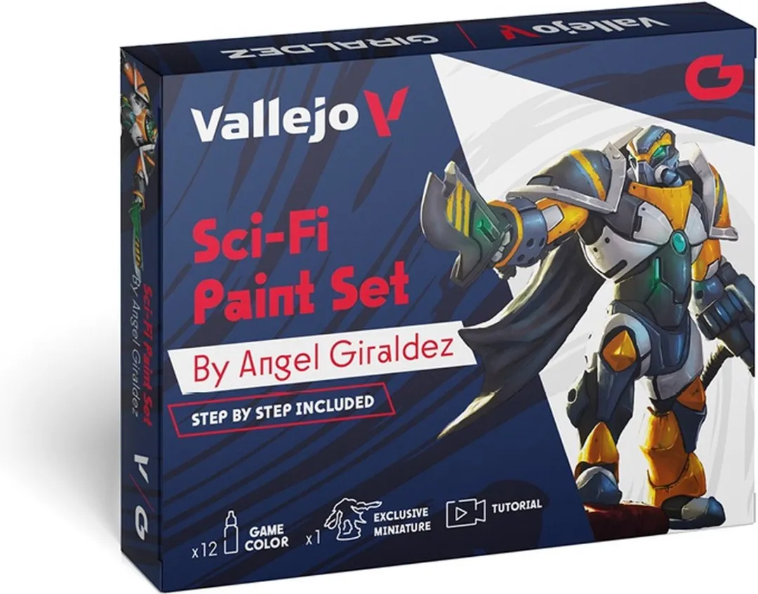 Vallejo Hobbyverf Acrylverf Sci-Fi Paint Set Angel Giraldez
