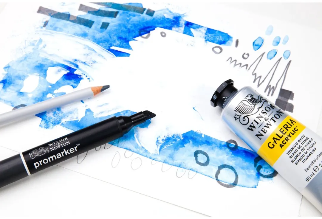 Winsor & Newton Mixed Media Blok 30 Vel A4 250g/m² - Wit