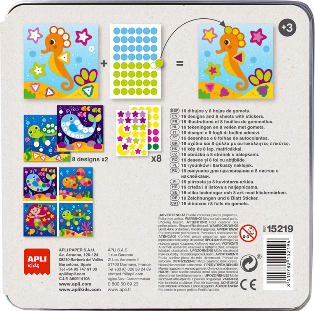 Apli Kids Stickerspel Oceaan