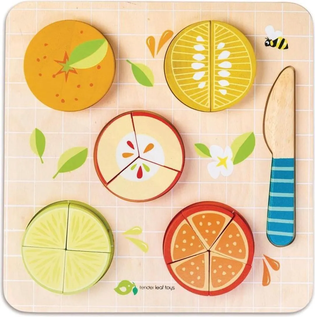 Tender Toys Vormenpuzzel Citrus Junior Hout