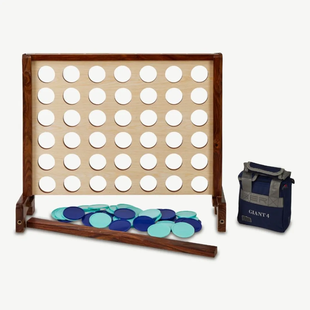 Ubergames XL Vier-op-een-Rij Strategisch Spel - 83x63cm