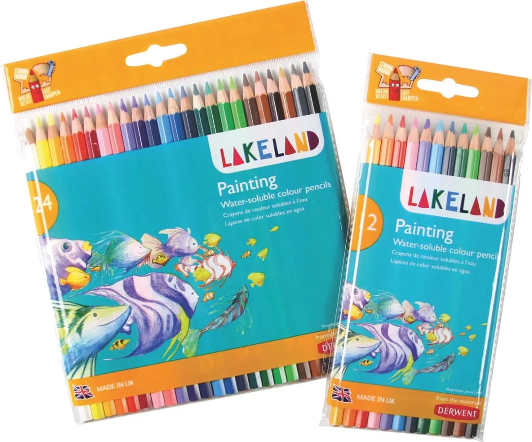 Derwent Lakeland Painting Aquarelpotloden - 12 Stuks - Meerkleurig
