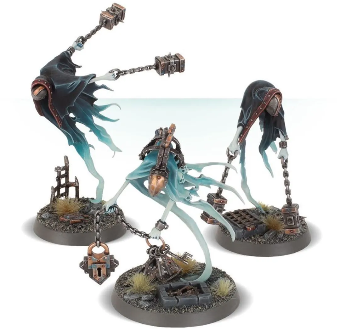 Games Workshop Spearhead Nighthaunt Cursed Shacklehorde - 127 Onderdelen