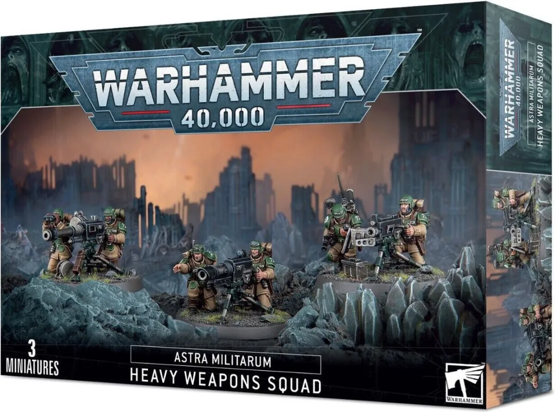 Games Workshop Astra Militarum Cadian Heavy Weapon Squad 127 Onderdelen