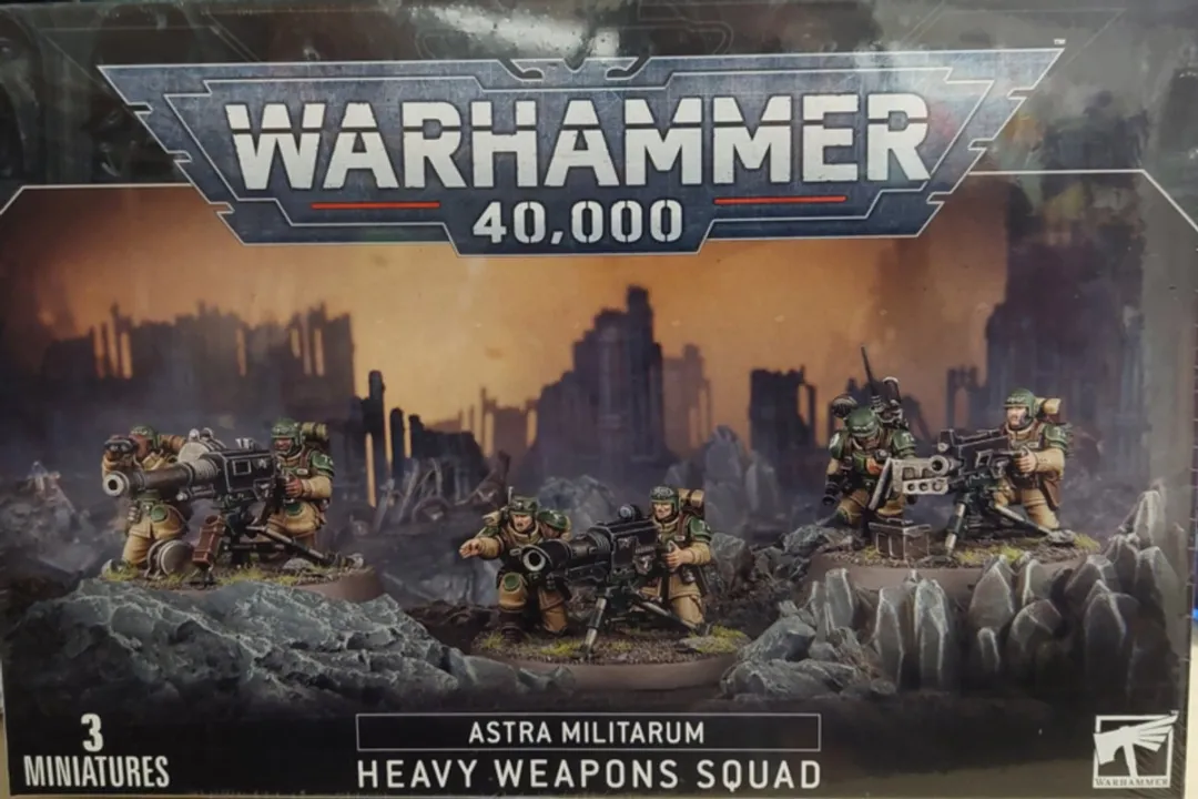 Games Workshop Astra Militarum Cadian Heavy Weapon Squad 127 Onderdelen