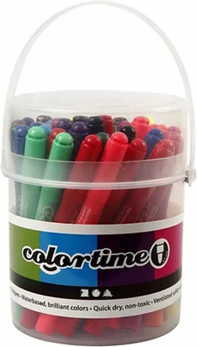 Colortime Stiften 5mm - Multicolor - 42 Stuks