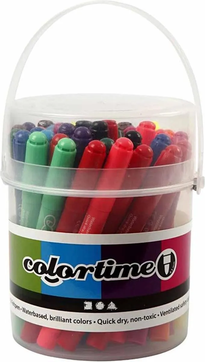 Colortime Stiften 5mm - Multicolor - 42 Stuks