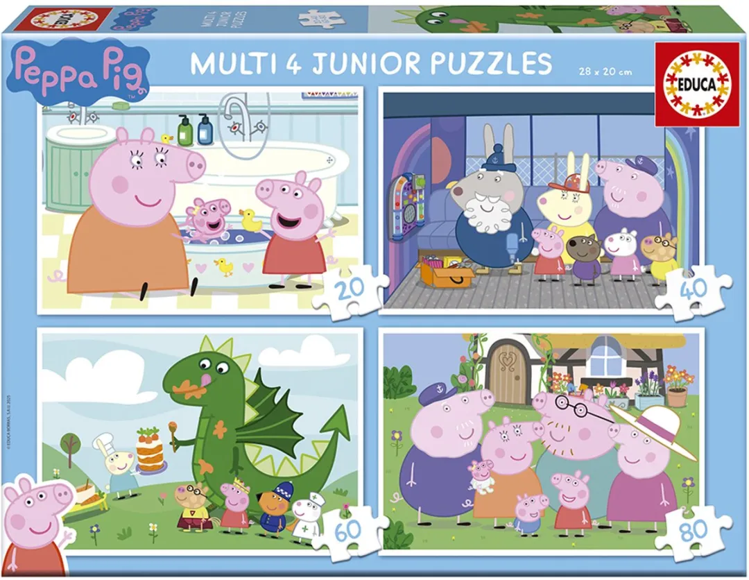 Educa Peppa Pig Multi 4 Junior Puzzels
