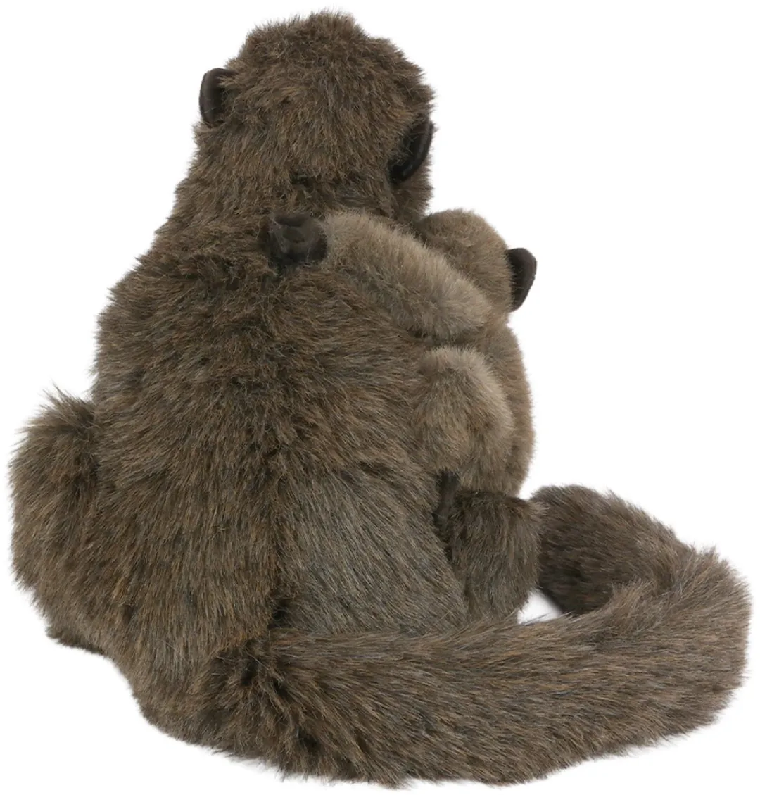PIA Soft Toys Baviaan Pluche Knuffel 34cm - Bruin