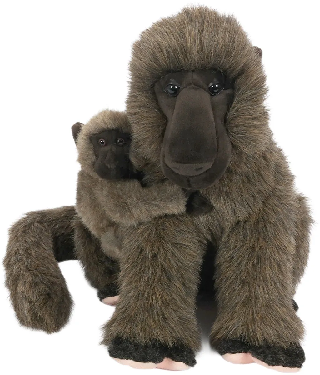 PIA Soft Toys Baviaan Pluche Knuffel 34cm - Bruin