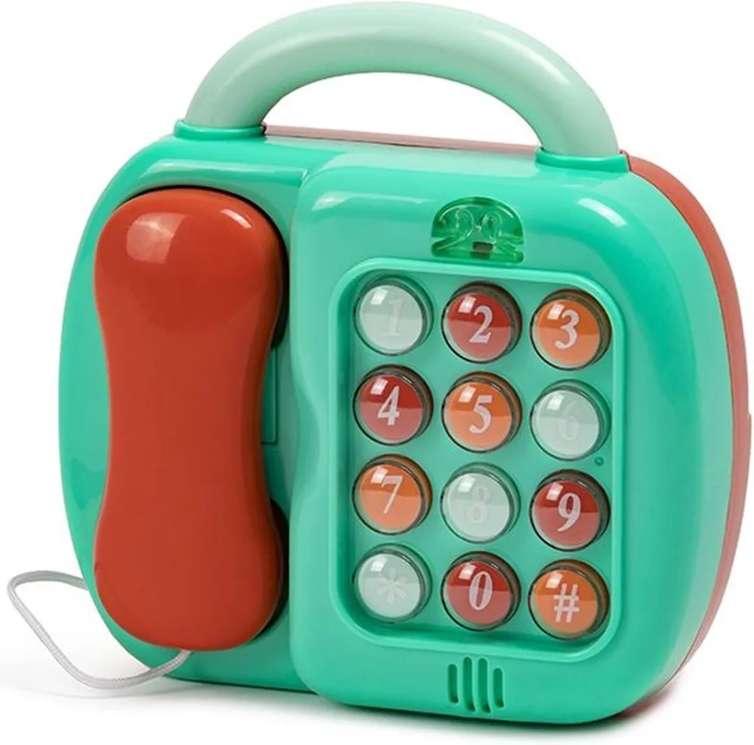 Eurekakids 2-in-1 Speelgoedtelefoon Piano - Multi